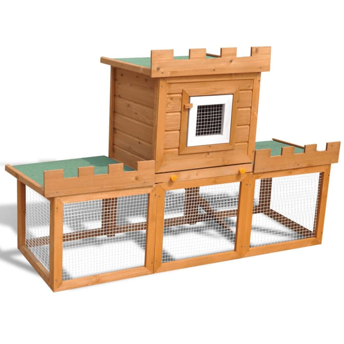 Outdoor Large Rabbit Hutch House Pet Cage Single Oiboit