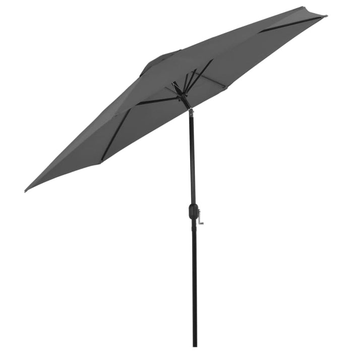 Outdoor Parasol with Metal Pole 300 Cm Anthracite Aaakk