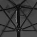 Outdoor Parasol with Metal Pole 300 Cm Anthracite Aaakk