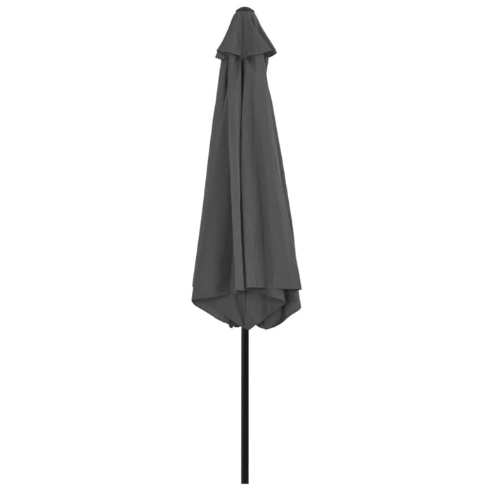 Outdoor Parasol with Metal Pole 300 Cm Anthracite Aaakk
