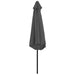 Outdoor Parasol with Metal Pole 300 Cm Anthracite Aaakk