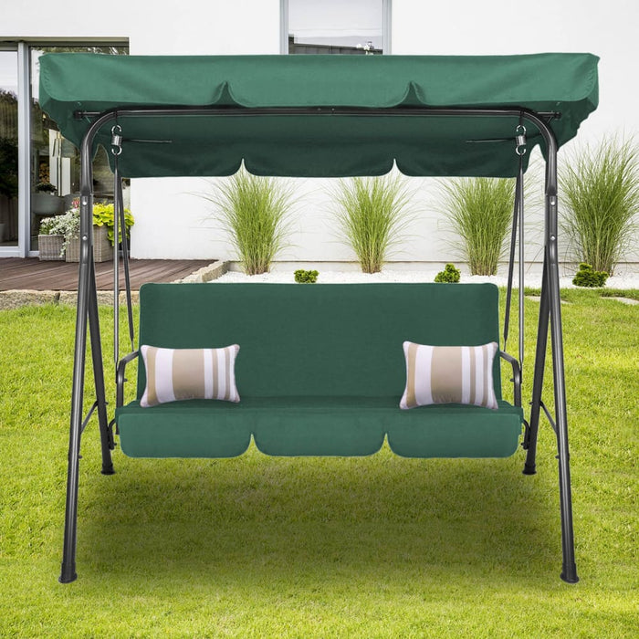 Outdoor Swing Bench Seat Chair Canopy Furniture 3 Seater