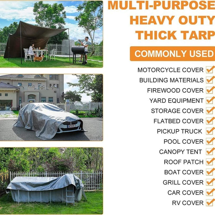 Outdoor Tarpaulin Garden Plant Cover Gazebo Furniture