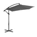 3m Outdoor Umbrella Cantilever With Protective Cover Patio