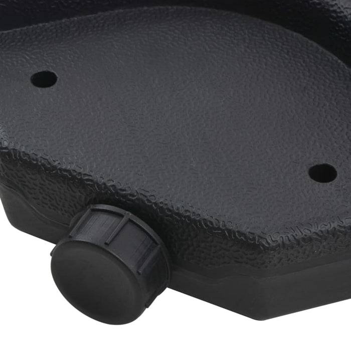 Outdoor Umbrella With Portable Base Taupe Xiltak