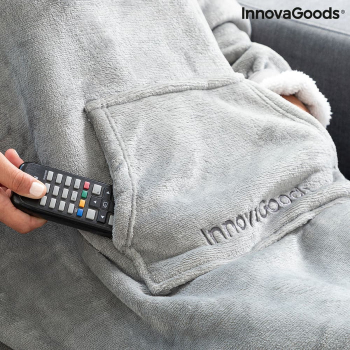 Oversized Sweatshirt Blanket with Fleece Lining Swug