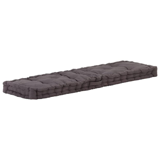 Pallet Floor Cushion Cotton 120x40x7 Cm Anthracite Anlip