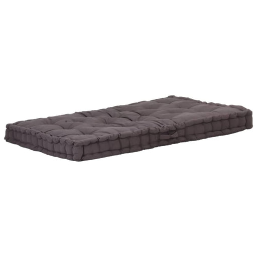 Pallet Floor Cushion Cotton 120x80x10 Cm Anthracite Anlil