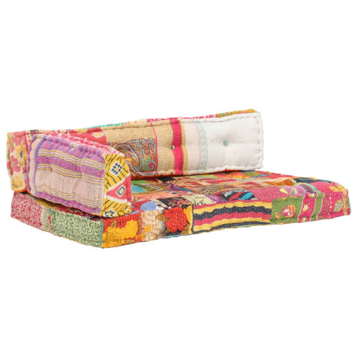 Pallet Sofa Cushion Multicolour Fabric Patchwork Xniixx