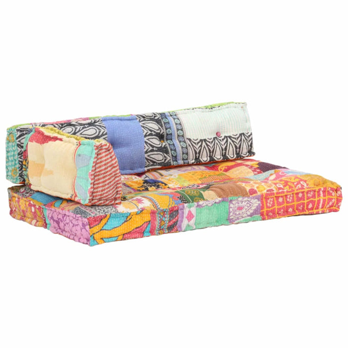 Pallet Sofa Cushion Multicolour Fabric Patchwork Xniixx