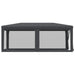 Party Tent With 6 Mesh Sidewalls Anthracite 3x6 m Hdpe