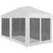 Party Tent with 6 Mesh Sidewalls 6x3 m Apoob