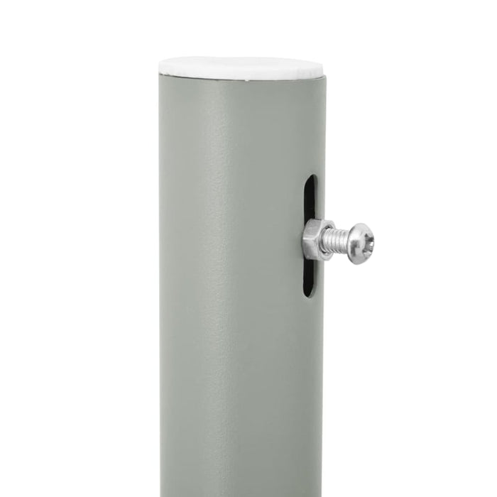 Patio Retractable Side Awning 120x500 Cm Grey Antkx