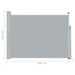 Patio Retractable Side Awning 120x500 Cm Grey Antkx