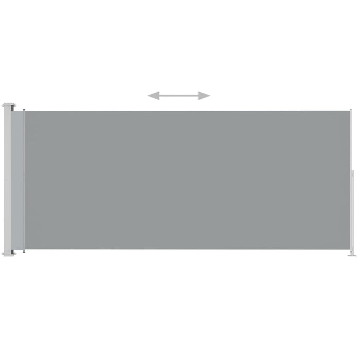 Patio Retractable Side Awning 180x500cm Grey Totabi