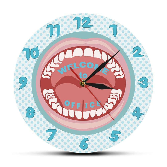 Personalized your Name Dentist Wall Clock Custom Hygienist