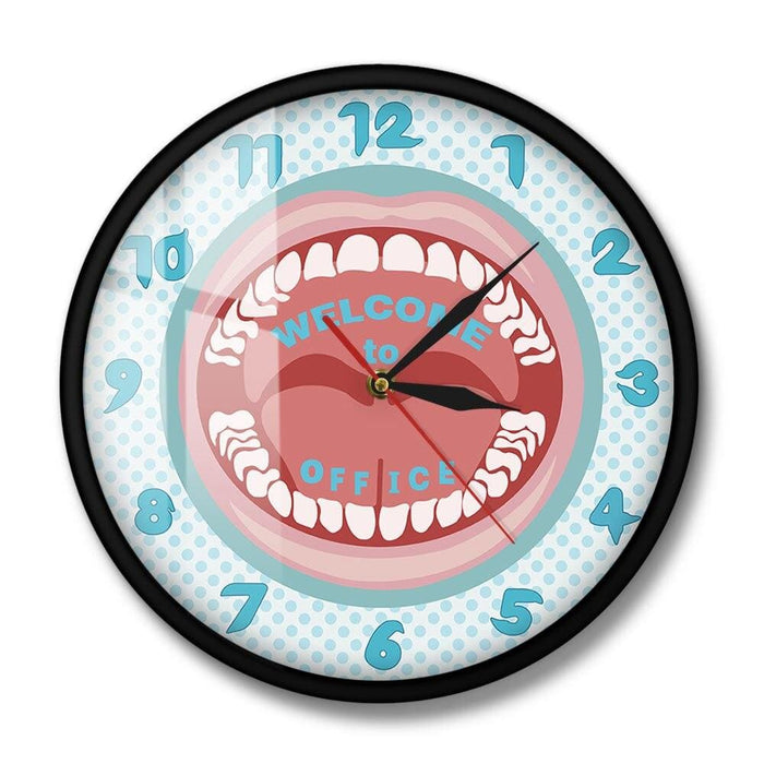 Personalized your Name Dentist Wall Clock Custom Hygienist