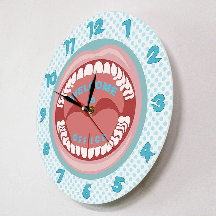 Personalized your Name Dentist Wall Clock Custom Hygienist