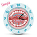 Personalized your Name Dentist Wall Clock Custom Hygienist