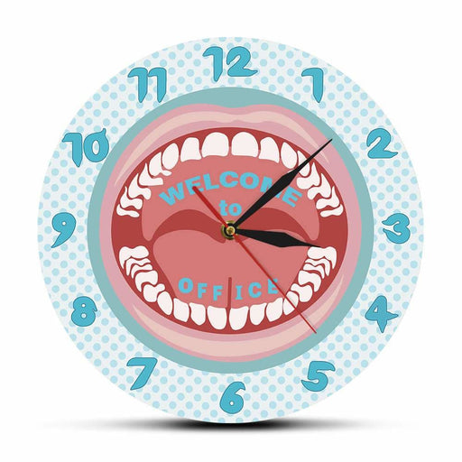 Personalized your Name Dentist Wall Clock Custom Hygienist
