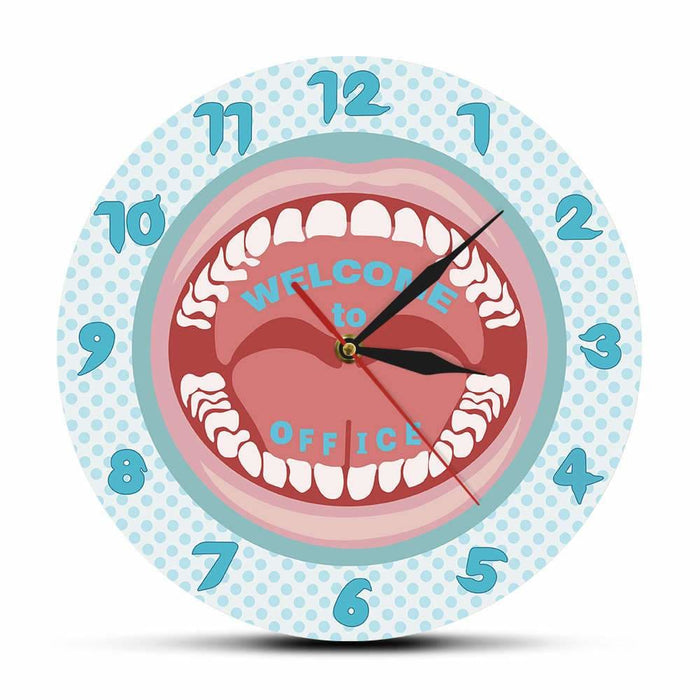 Personalized your Name Dentist Wall Clock Custom Hygienist