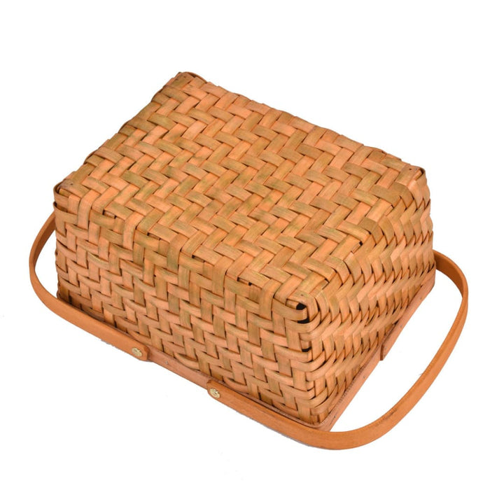 Picnic Basket Wicker Baskets Outdoor Deluxe Gift Storage
