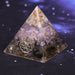 Pink Crystal Orgone Reiki Pyramid Labradorite Quartz Energy