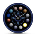 Planets of Astrology Outer Space Modern Wall Clock Solar