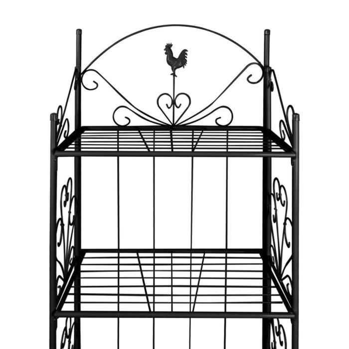 Plant Rack Square Black Abinb