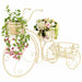 Plant Stand Bicycle Shape Vintage Style Metal Xapkto
