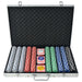 Poker Set with 1000 Chips Aluminium Nbont