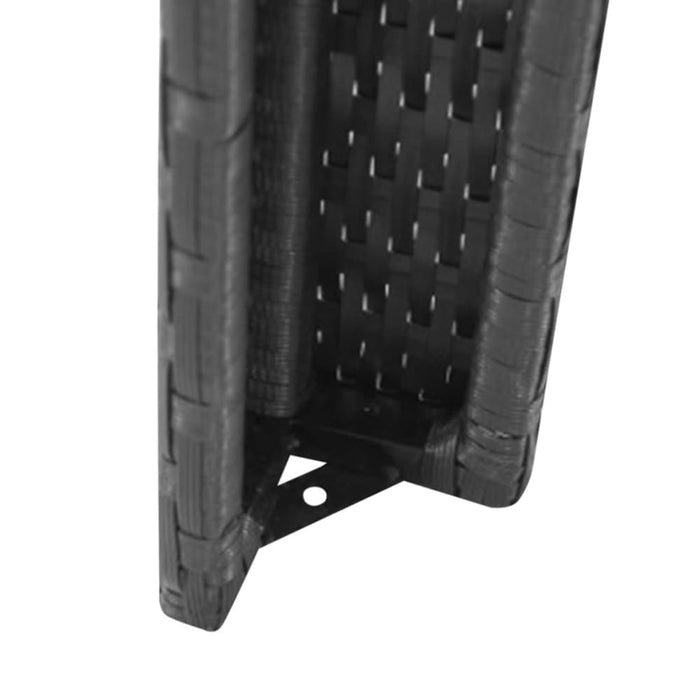 Poly Rattan Gazebo with Cream White Roof 3 x 4 m Aoapx