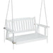 Porch Swing Chair with Chain Garden Bench Outdoor Furniture