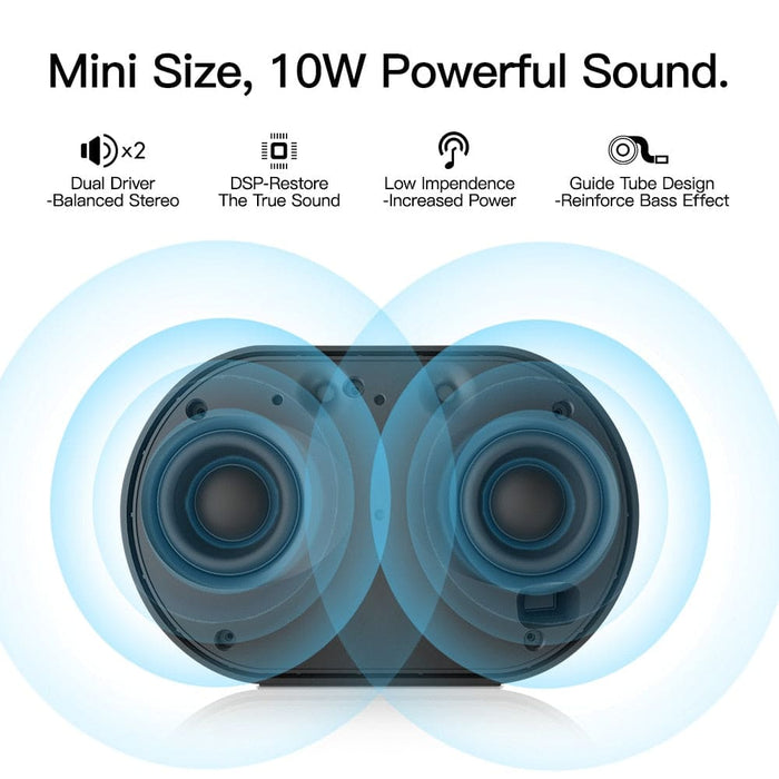 Portable 2200mah Bluetooth Wireless Speaker Support Alexa