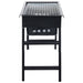 Portable Camping Bbq Grill Steel 60x22.5x33 Cm Allob