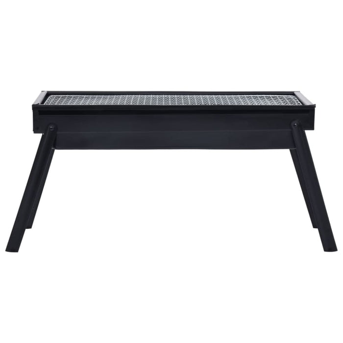Portable Camping Bbq Grill Steel 60x22.5x33 Cm Allob