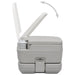 Portable Camping Toilet Grey 10 + 10 l Tbotl