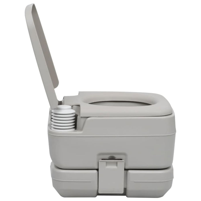 Portable Camping Toilet Grey 10 + 10 l Tbotl