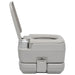 Portable Camping Toilet Grey 10 + 10 l Tbotl