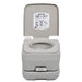 Portable Camping Toilet Grey 10 + 10 l Tbotl