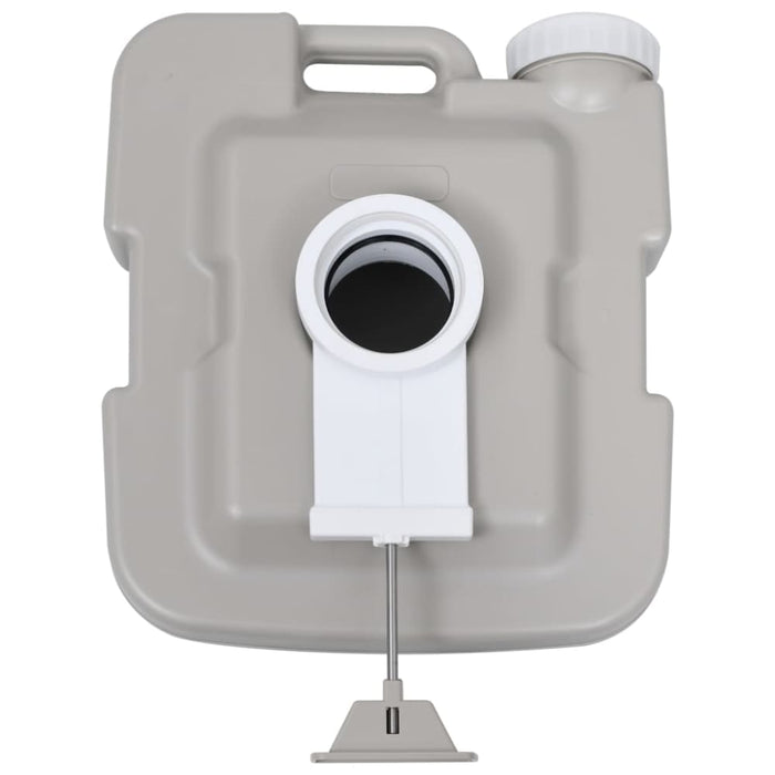 Portable Camping Toilet Grey 10 + 10 l Tbotl