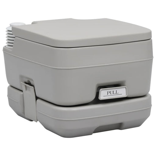 Portable Camping Toilet Grey 10 + 10 l Tbotl