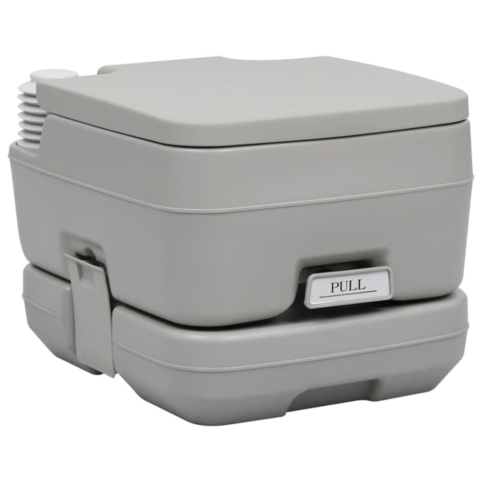 Portable Camping Toilet Grey 10 + 10 l Tbotl
