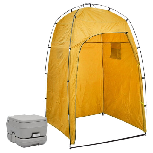 Portable Camping Toilet With Tent 10 + 10 l Tbnonko
