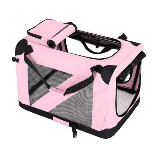 Portable Pet Carrier - model 1 - xl Size (pink)