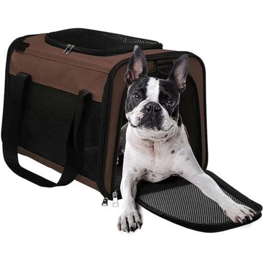 Portable Pet Carrier - l Size (brown)