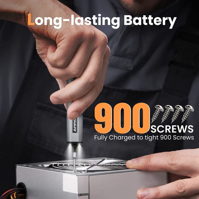 Portable Cordless Oled Display Electric Screwdriver Set