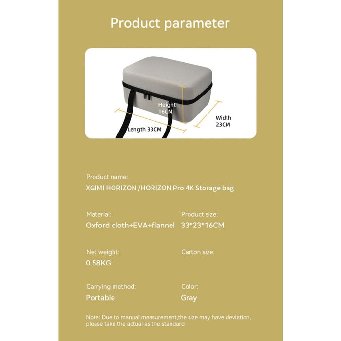 Portable Hard Eva Office Carrying Bag for Xgimi Horizon Pro