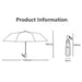 Portable Luxury Automatic Gold Coating Umbrella