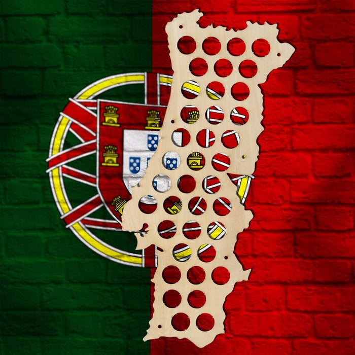 Portugal Beer Caps Maps